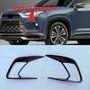 For 2024-2025 Toyota Grand Highlander ABS Black Front Fog Light Lamp Cover Trim