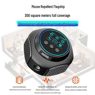 High-Power Ultrasonic 360° Indoor Mouse and Insect Repeller