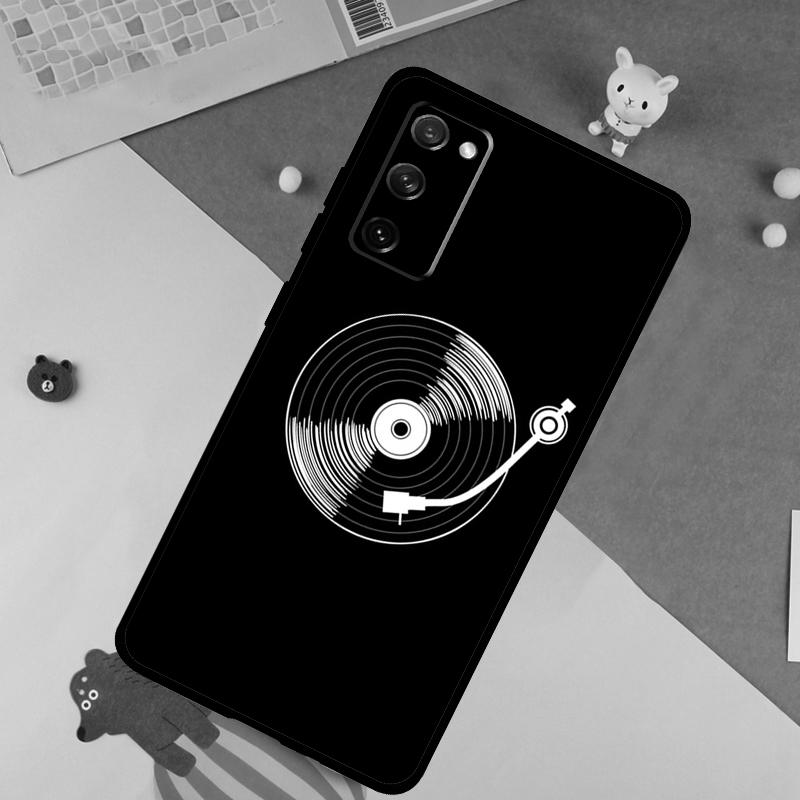 Vinyl Record Retro Soft Case For Samsung Galaxy S24 Ultra S9 S10 S20 S22 S23 Plus S21 FE S25 Ultra Funda Cover