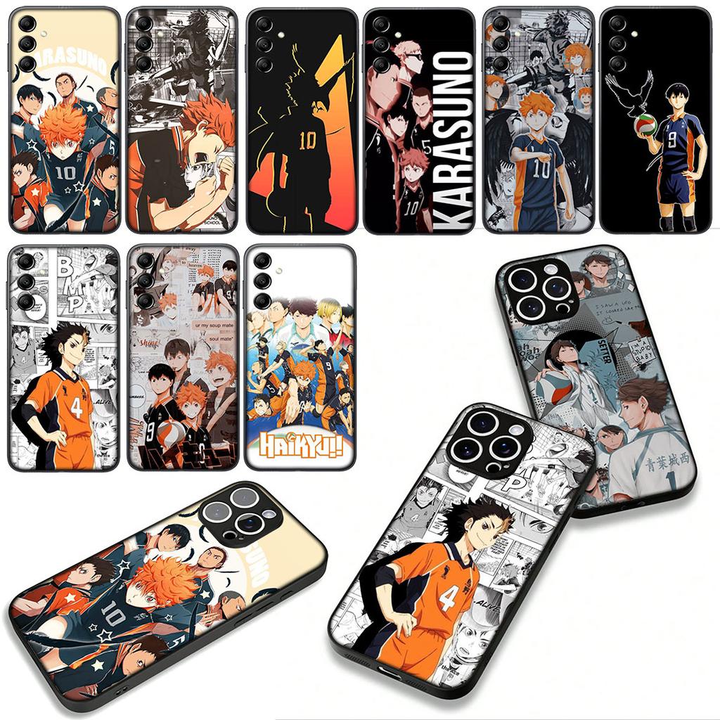 for Samsung Galaxy A36 A17 A26 A07 A35 A54 A53 A13 A33 A34 S8 S9 S20 S21 FE S10 Plus Case Toru Oikawa Haikyuus Hinata Shoyo