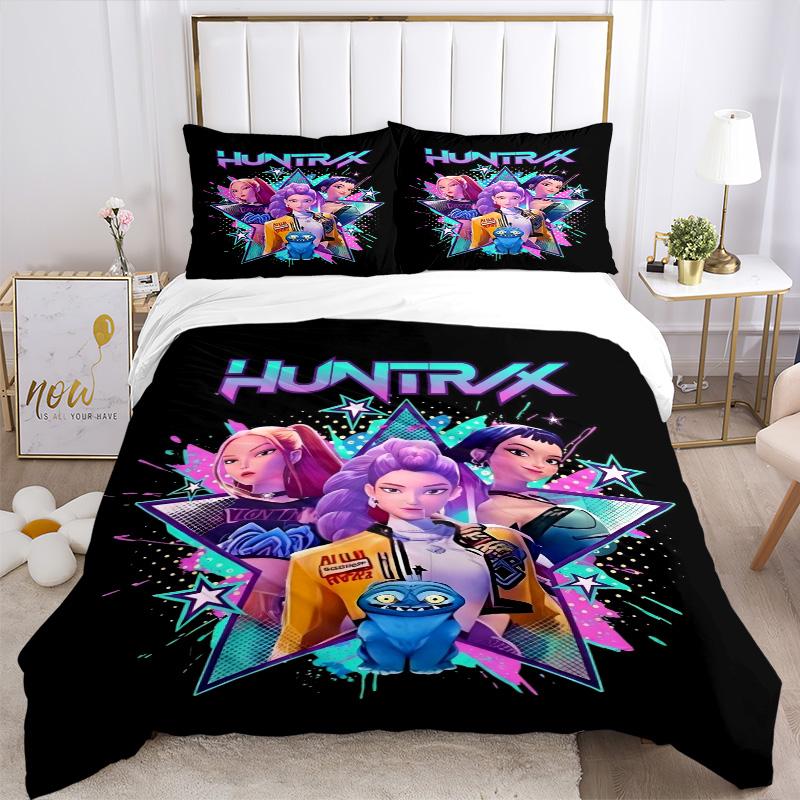 Huntrxx Future Fashion Icons Print 3Pcs Bedding Setduvet Cover With 2 Bedropillowcase Home Birthday Gift