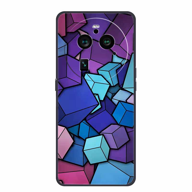For OPPO Find X6 Pro Cases Fashion Soft Silicone Phone Covers For OPPO Find X6 5G Back Case Fundas Coque Bumper Find X6 X6Pro 5G