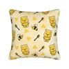 Winnie The Pooh And Tigger Square Pillow Cases Cute Bee Cushion Cover Customized Zipper Decor Pillowcase for Home