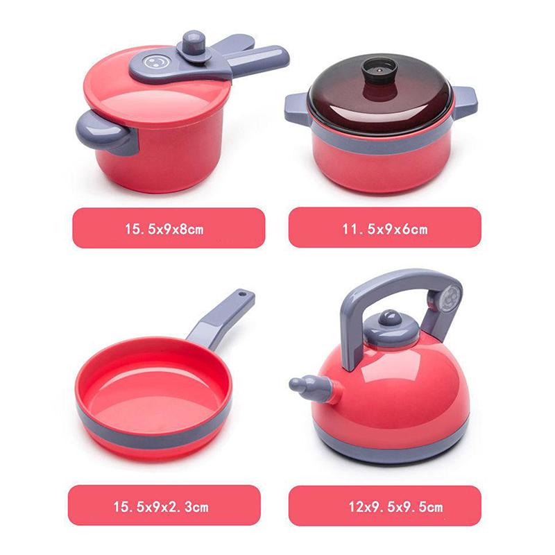 Children'S Educational Simulation Play House Kitchen Toy Set Girl Simulation Cooking Tableware Kitchen Set Gifts Toys For Girls