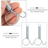 Durable Metal Spring Lock Telescopic Spring Tension Spring Rabbit Cage Door Hook With Hook Extension Spring Metal Spring Lock