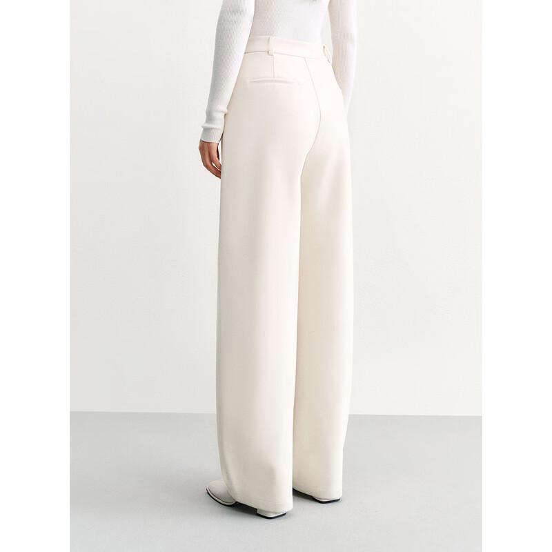 PEACEBIRD Women's High-Waist Banana Curved Casual Pants