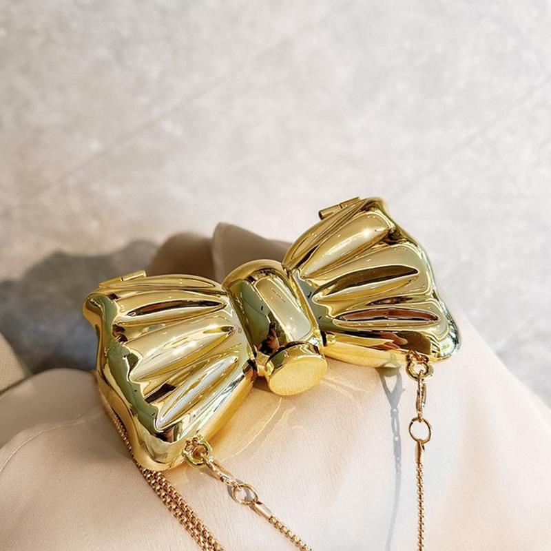 Acrylic Lipstick Bag For Wommen High Quality Acrylic Shoulder Bag Flower Bow Bag Mini Change Key Crossbody Bag