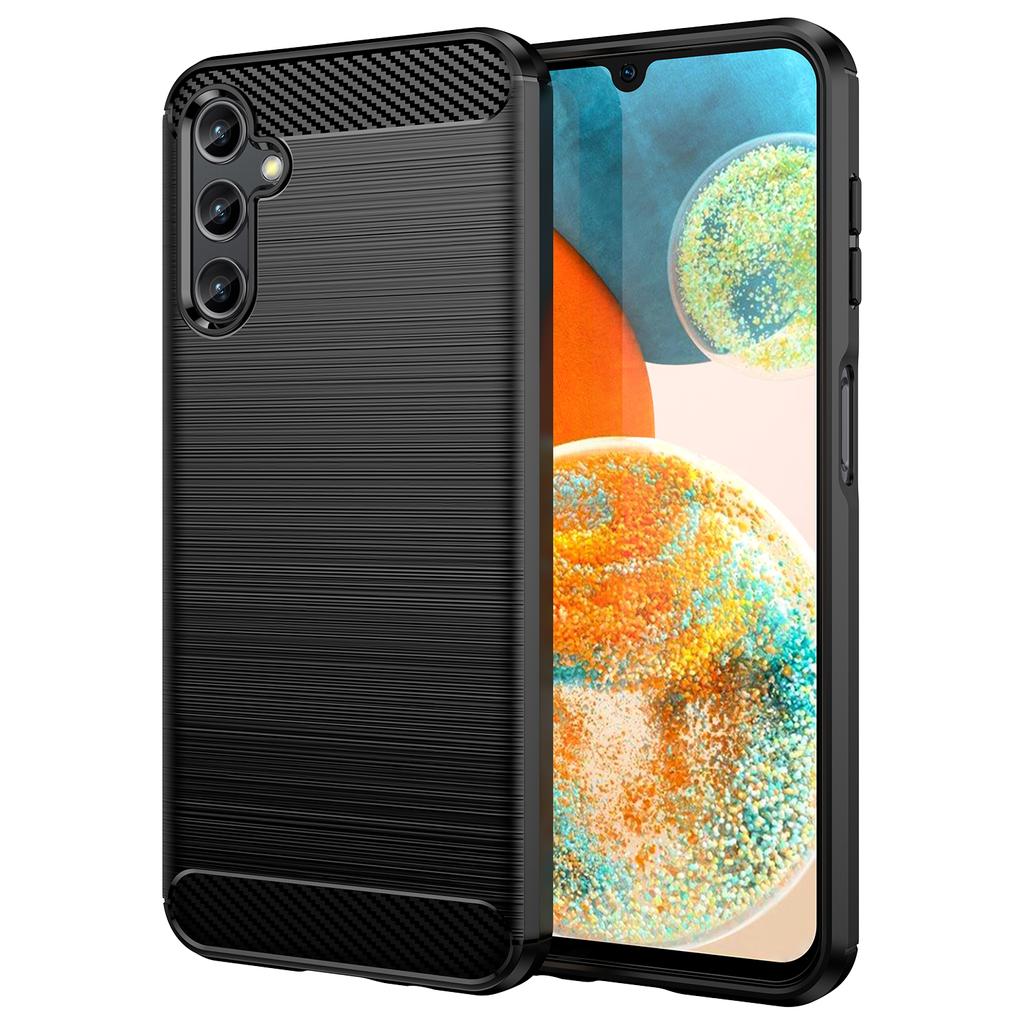 For Samsung Galaxy A14 Case For Samsung Galaxy A14 5G 4G Cover 6.6 Inch Carbon Fiber Shockproof Silicone Bumper For Samsung A14