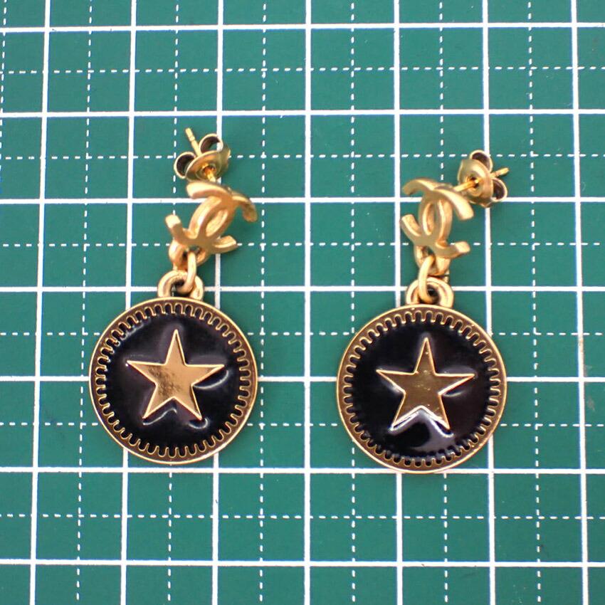 [Used] CHANEL/Chanel 925 Star Earrings/g520-56
