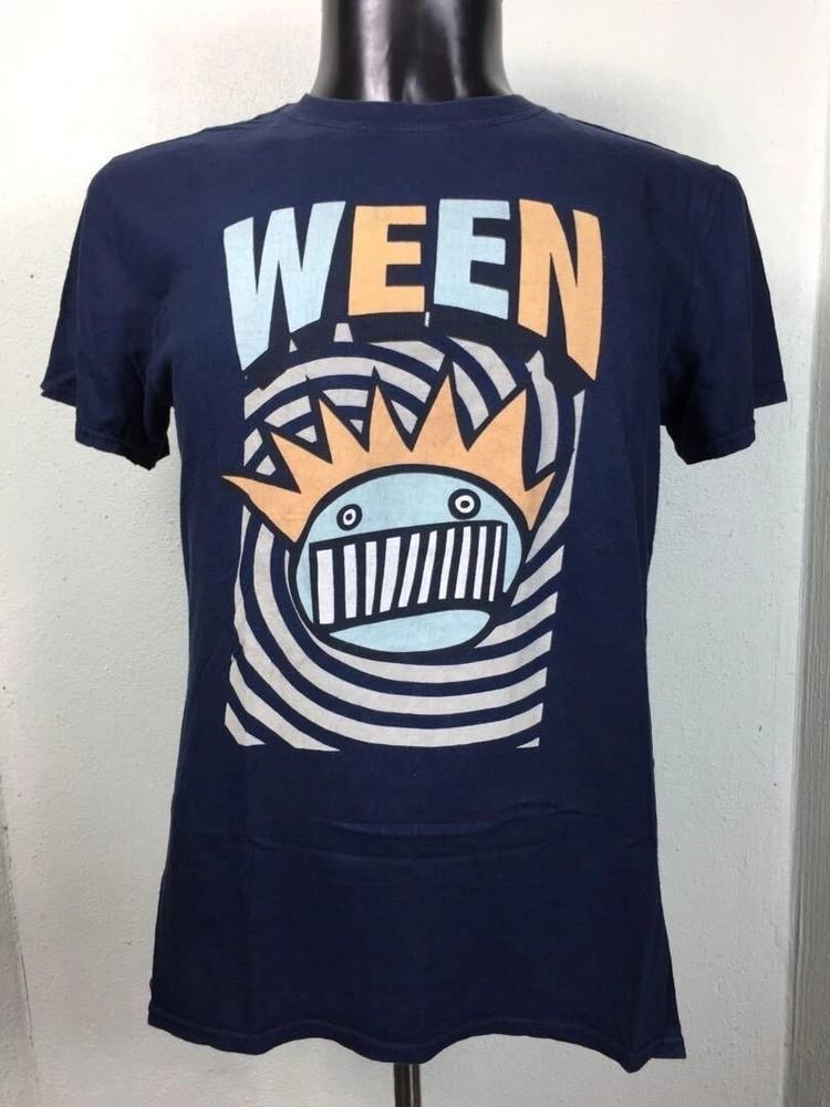 Ween Logo 2017 Tour Navy Short sleeve T shirt Retro Style Vtg Reprint S5XL S