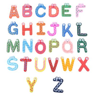 Magnetische Großbuchstaben im Vorschulalter, ABCs, frühe Buchstabenerkennung, Großbuchstaben für Kinder und Kleinkinder, bunt, ab 3 Jahren