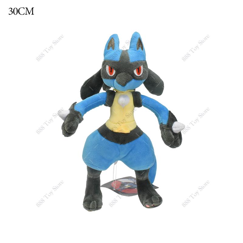 Pokemon Shiny Kyogre Cute Plush Toys Anime Lucario Greninja Furret Charizard Rayquaza Zapdos Exeggutor Stuffed Peluche Doll Gift
