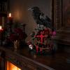 Halloween Gothic Cross and Building Set, Creative Brick Model Kit for Shelf Table Decor