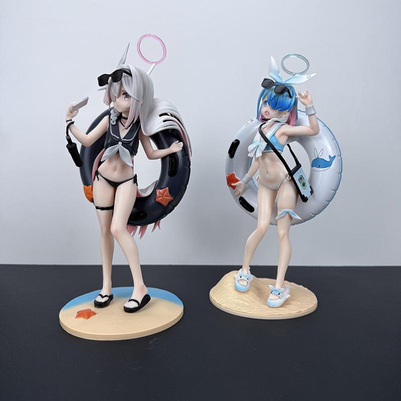 Arona Prana Figure Swimwear Swim Ring Figurine Model Statue Doll Collection Toy Gift