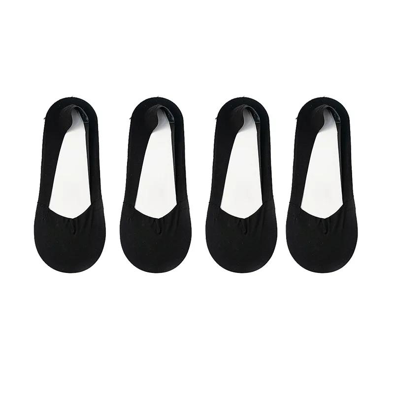 4 Pairs Women Socks High Quality Matching Casual Socks Summer Thin Cotton Bottom Non-slip Invisible Low Short Socks Breathable