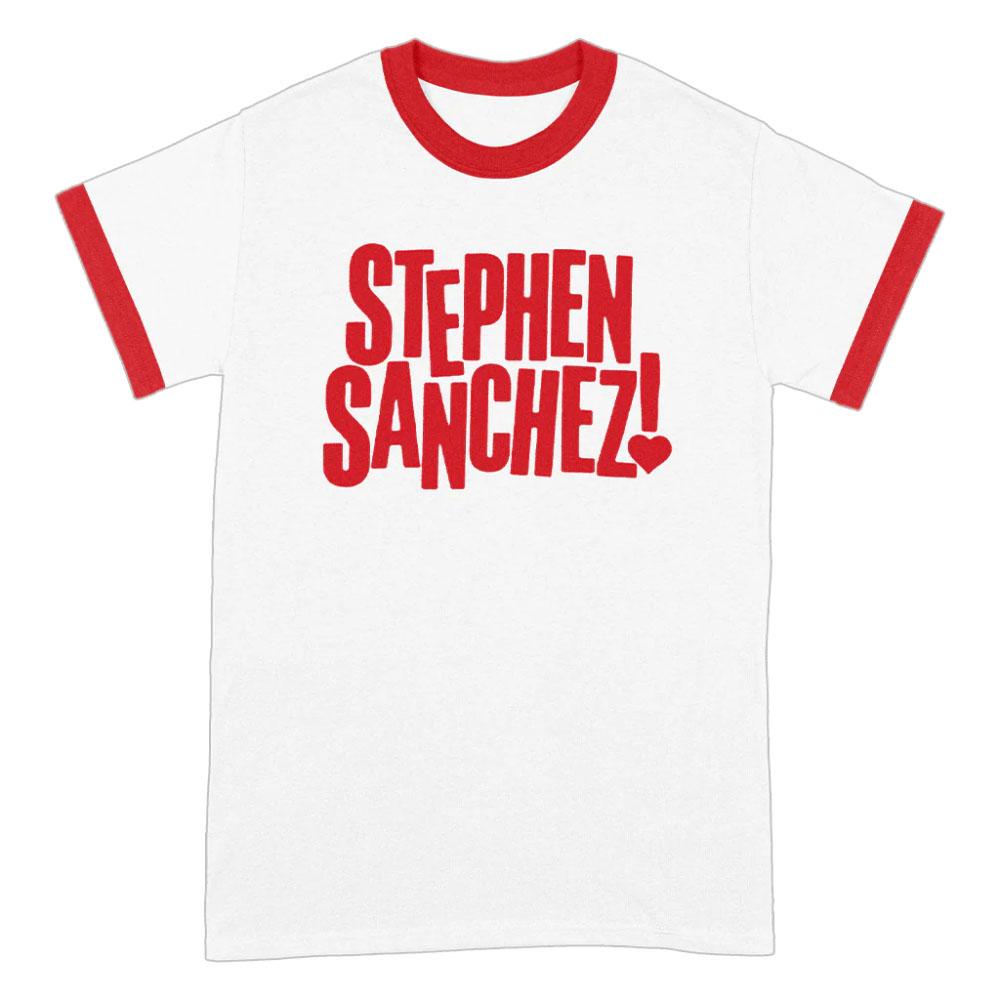Exclamation Heart Logo Ringer T-Shirt Stephen Sanchez Singer Design Graphic Tshirts Short Sleeve O-neck Unisex Streetwear Merch S