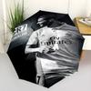 Cristiano Ronaldo Legacy Compact Travel Automatic Umbrella Sturdy 8-Rib Shaft Compact Design for Outdoor Daily Use Compact Folding Umbrella