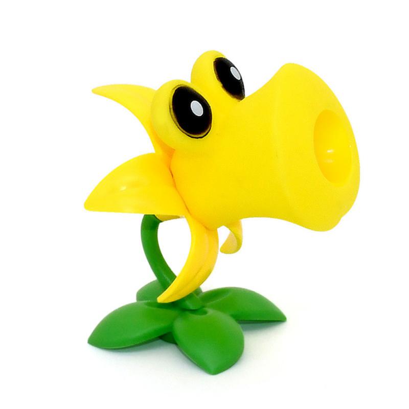 Plants Vs. Zombies Figure Toys Peashooter Gatling Pea Shooter Plastic Action Figure Model Toys