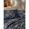 Parure de lit King Size - 1 housse de couette 240 x 220 cm + 2 taies d'oreiller 60 x 60 cm - Satin - Beige