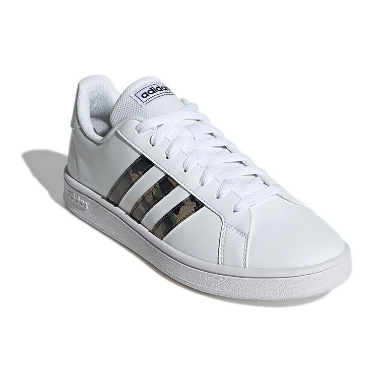 adidas Neo Grand Court Bequeme Langlebige Low-Top-Sneaker Herren-Sneaker Weiß GY3698