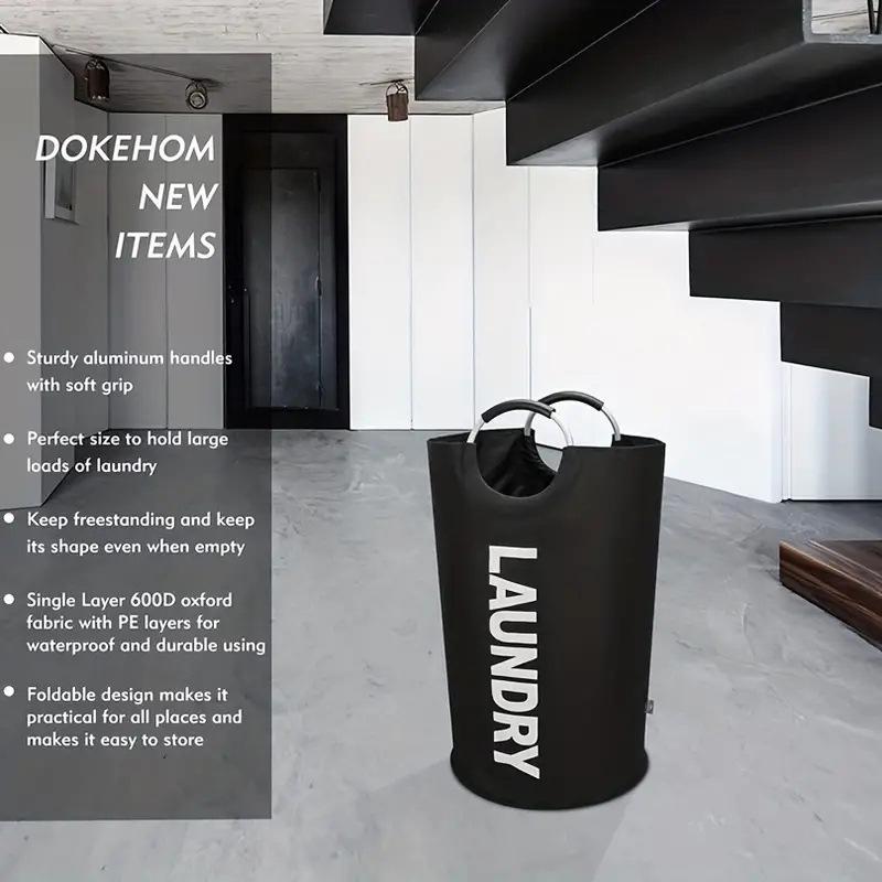 90L Large Capacity Laundry Basket Foldable Dirty Clothes Storage Bag for Bathroom Balcony Multi-Purpose Toys Storage Basket