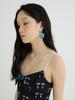 Lovuee Glass Cameo Earrings