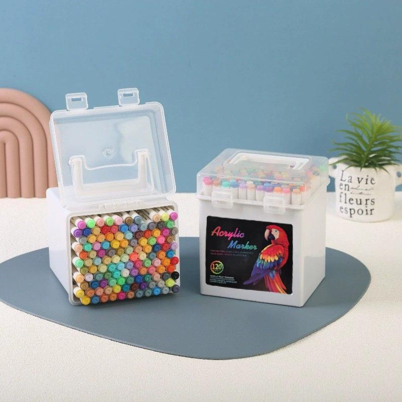 Children's Back-to-School Acrylic Markers - Waterproof, Layerable DIY Hand-Painted Watercolor Pens