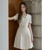 JULIY&CALLA 26Hs Love By You March Summer Tweed Dress Beige Wedding Guest Look Ceremony Look