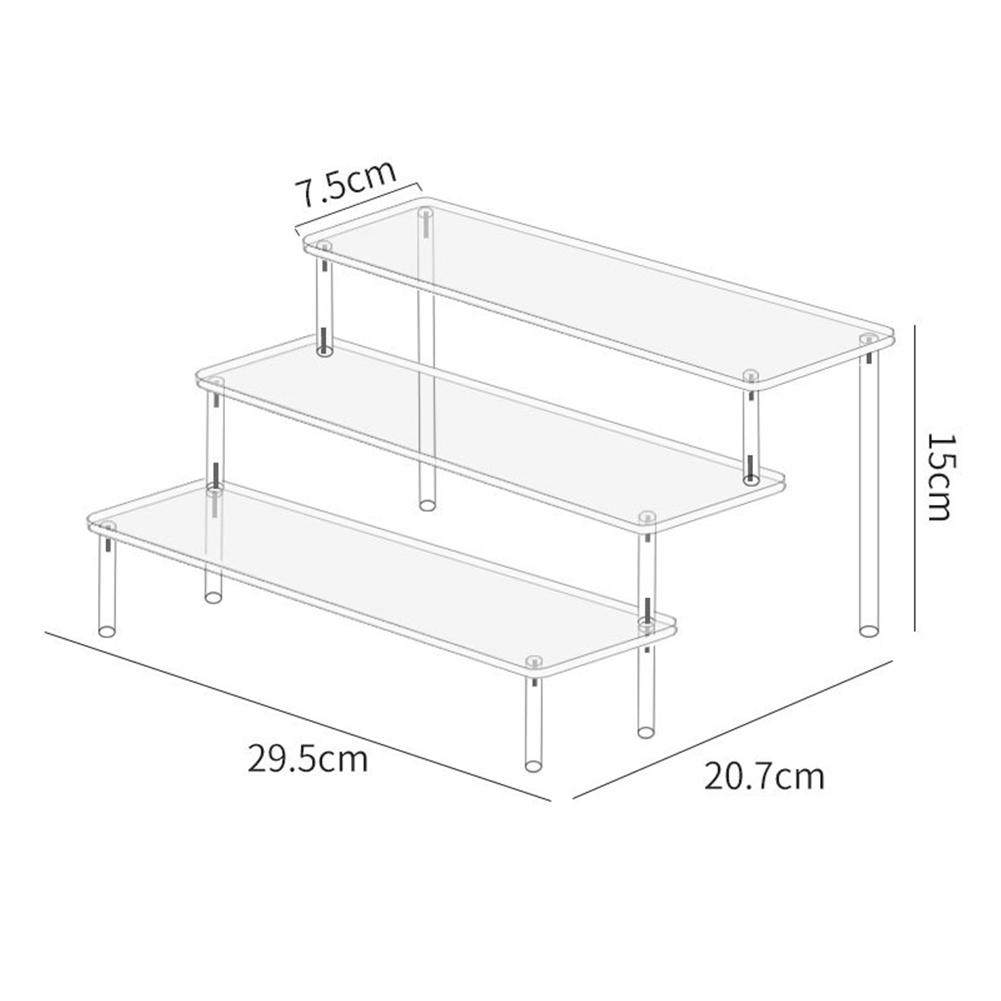 Potted Plants Perfume Organizer Acrylic Display Risers Specifications Multi Functional Organizing And Decorating