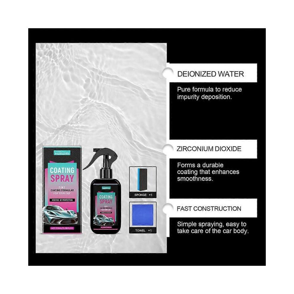 Limlex Beschichtungsspray für Autos 3x Platin Pflege Set
