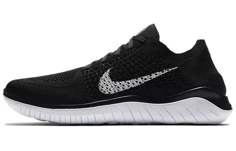 

Nike Free Rn Flyknit 2018 Black White 942838-001 45