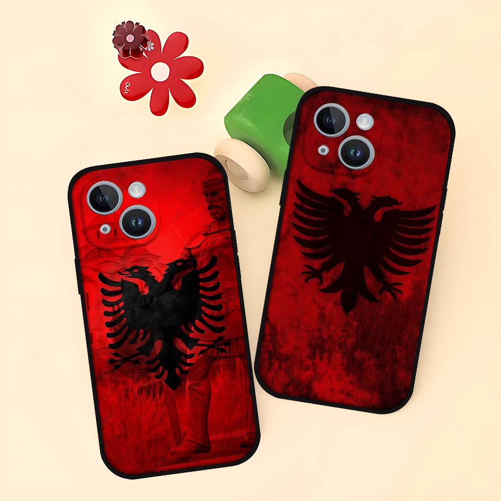 A-Albania F-Flag Phone Case For IPhone 17/16/15/13/14 Pro Max/ 11Plus/X/Xr/Xs Max/12mini