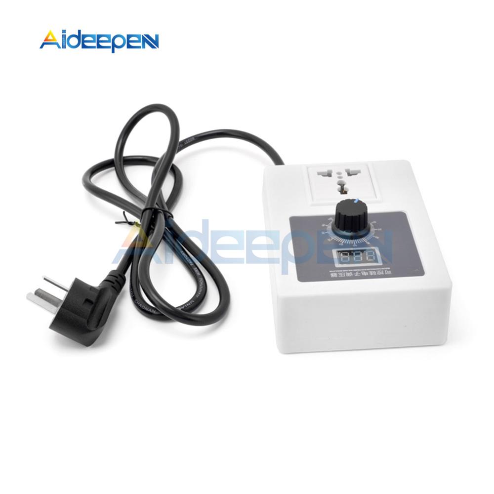 2000W High Power SCR Electronic Voltage Regulator AC 220V Motor Speed Controller Dimming Thermoregulation Module
