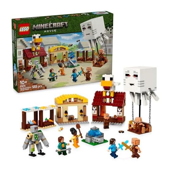 LEGO Minecraft Нападение на деревню Гаста Игрушка Подарок на день рождения Конструктор Мальчики Девочки Дети 10 лет 11 лет 12 лет Начальная школа Minecraft