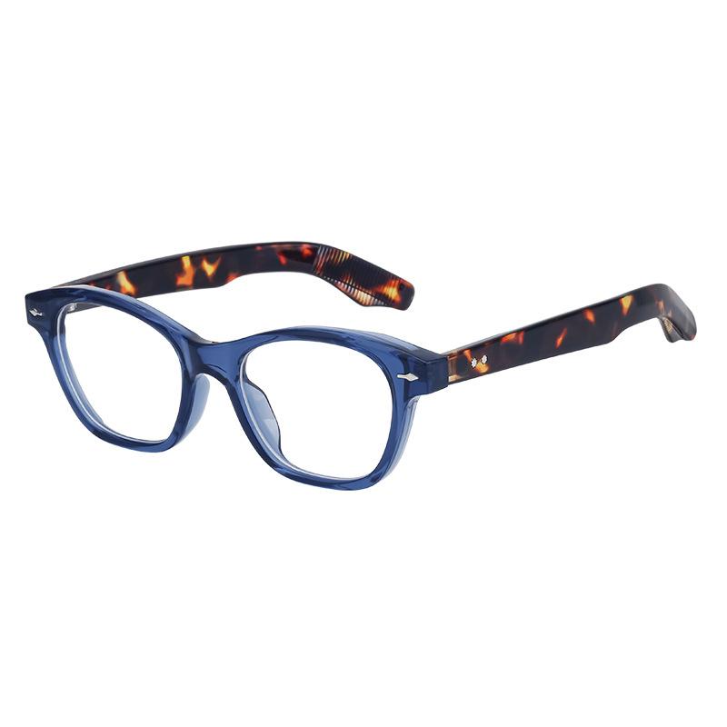 JYL TS Men's Cat-Eye Optical - Retro Anti-Blue Light Plain Frames ZS-98153