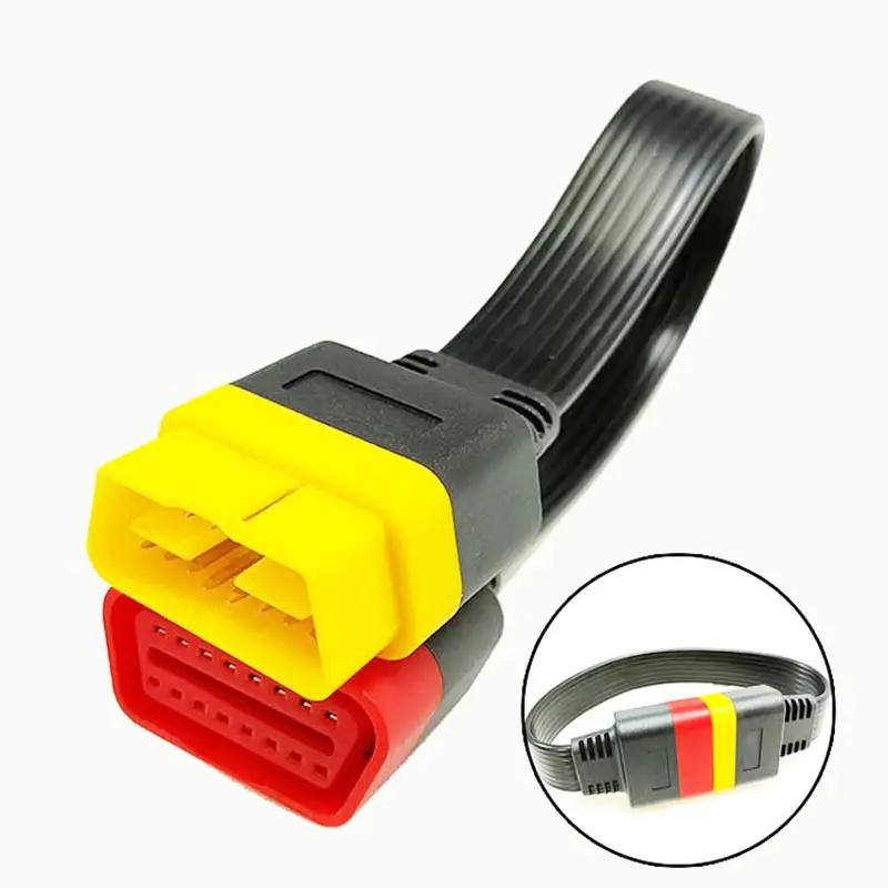 OBDII Extension Cable 16 Pin Male To Female 36CM/60CM for Thinkdiag Easydiag BD2 Connector 16Pin Diagnostic ELM327 OBD2 Cable