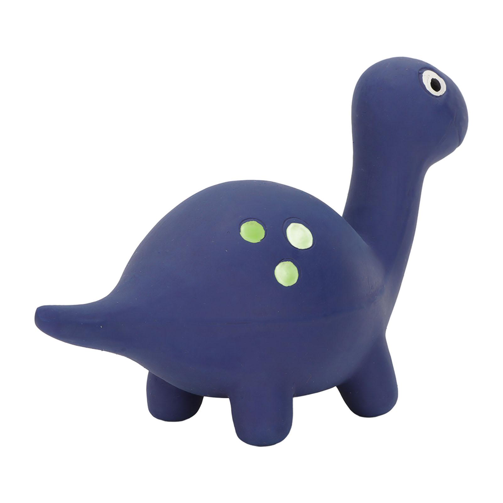 

Latex Squeaky Dinosaur Dog Toy Cute Cartoon Palatable Bite Resistant Relieve Anxiety Interactive Squeaky Animal Dog Toy Type 2