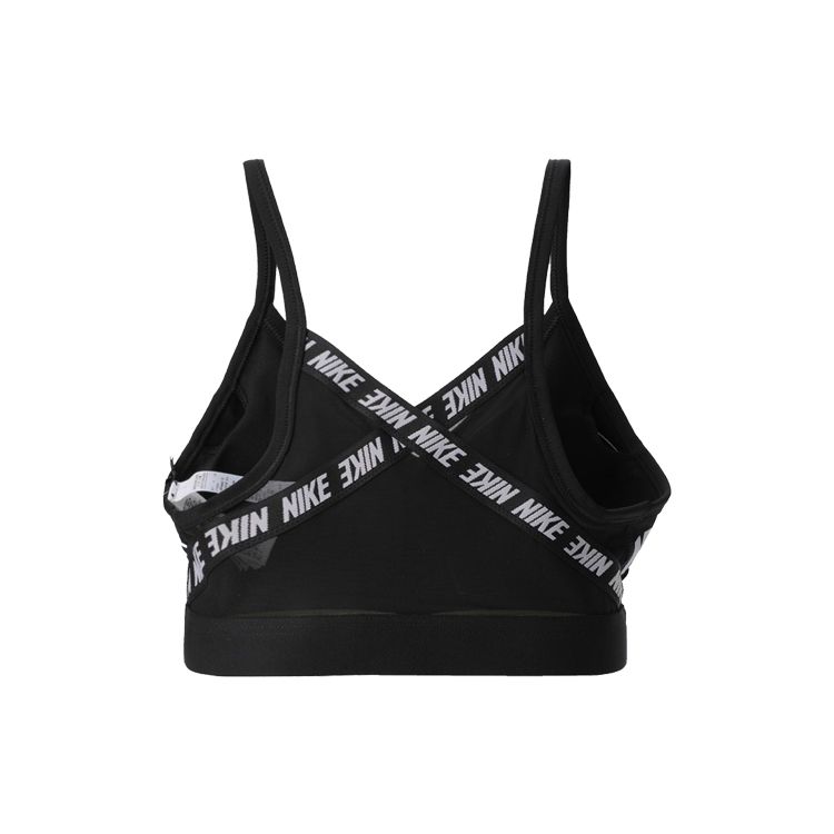 Nike Indy Logo Low Impact Letter Back Sports Bra Women Sports Bra Black CJ0560-010