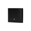 Montblanc Meisterstück Hexagonal White Star Logo Grain Leather Card Holder Wallet Men wallet Black MB14548