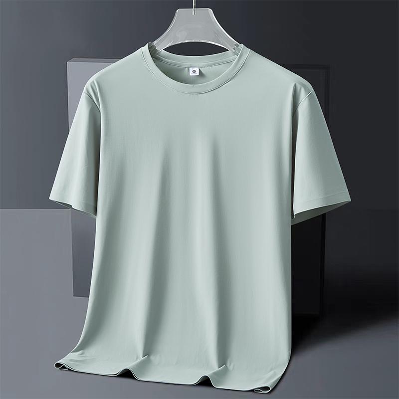 Ice Breathable Sports Short-sleeved T-shirt Men's Quick-drying Clothing Men's Loose Ice Silk Top T-shirt Men's Fitness Training Half-sleeved T-shirt