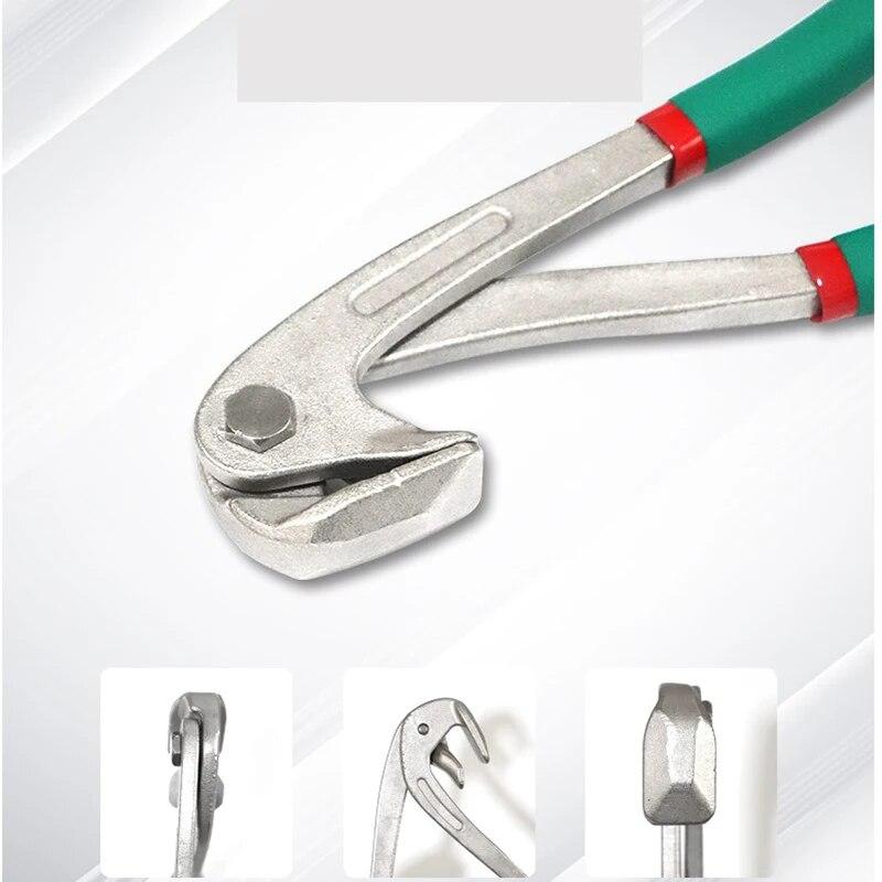 Car Fender Edge Repair Tool Green Color Steel Paintless Dent Repair Olecranon Pliers Auto Body Repair Tool