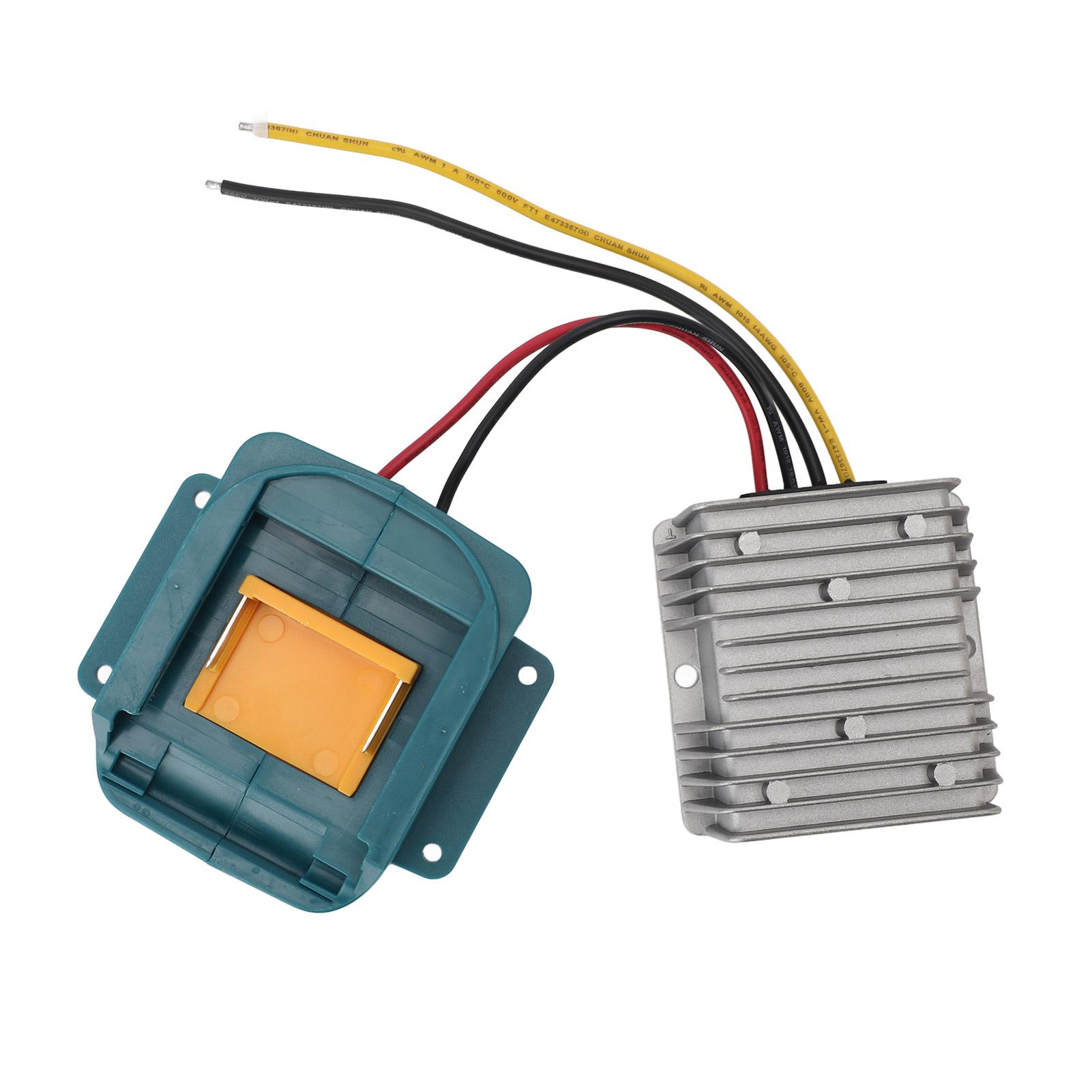 

DC Voltage Regulator 18V to 12V 15A 180W Reducer Converter Battery Adapter for BL1850B BL1860B