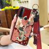 Anti-knock Ring Phone Case For TCL 20 SE Phone Holder Back Cover Elderly lady Dirt-resistant Protective Lanyard Silicone