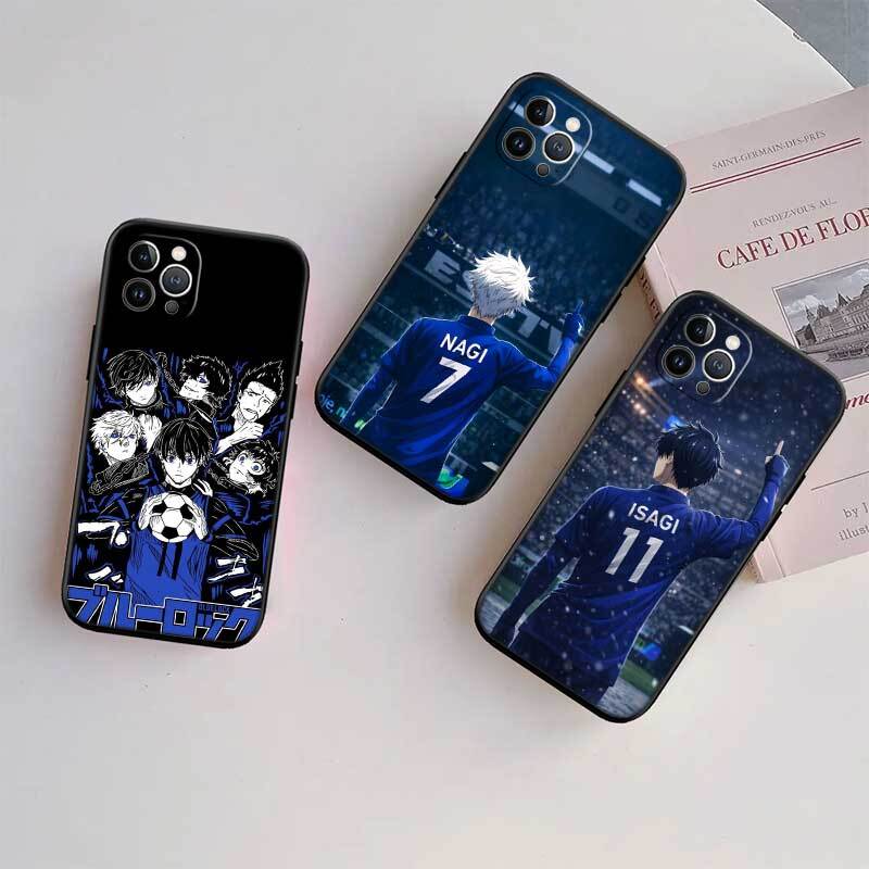 Football Blue Lock Phone Case for Redmi Note 12 12S 12C 13 13C 13R 14 14S 14R 14C 11A 13X A3 A3X A4 A5 Pro Max Plus