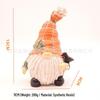 European-American Harvest Festival Resin Scarecrow & Gnome Ornaments for Thanksgiving