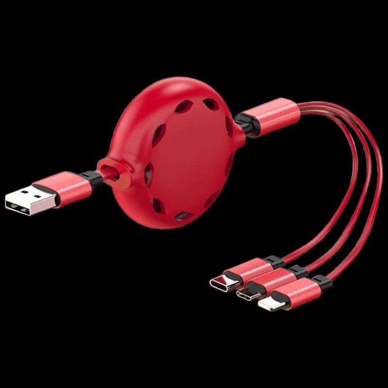 Chang Baosen 3-in-1 Retractable Charging Cable