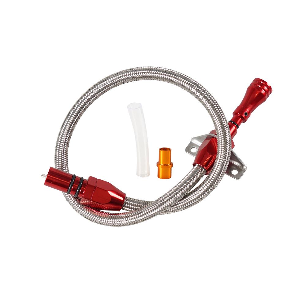 530 Mm Flexible Stainless Transmission Dipstick For GM Chevy TH-400 TH-350 Turbo SBC BBC 350 400