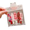 5Pcs Clip-On Seamless Hair Clip Cute Heart-Shaped Sweet Hair Accessories For Women Fashionable Hairpin Fragile Hair Clip