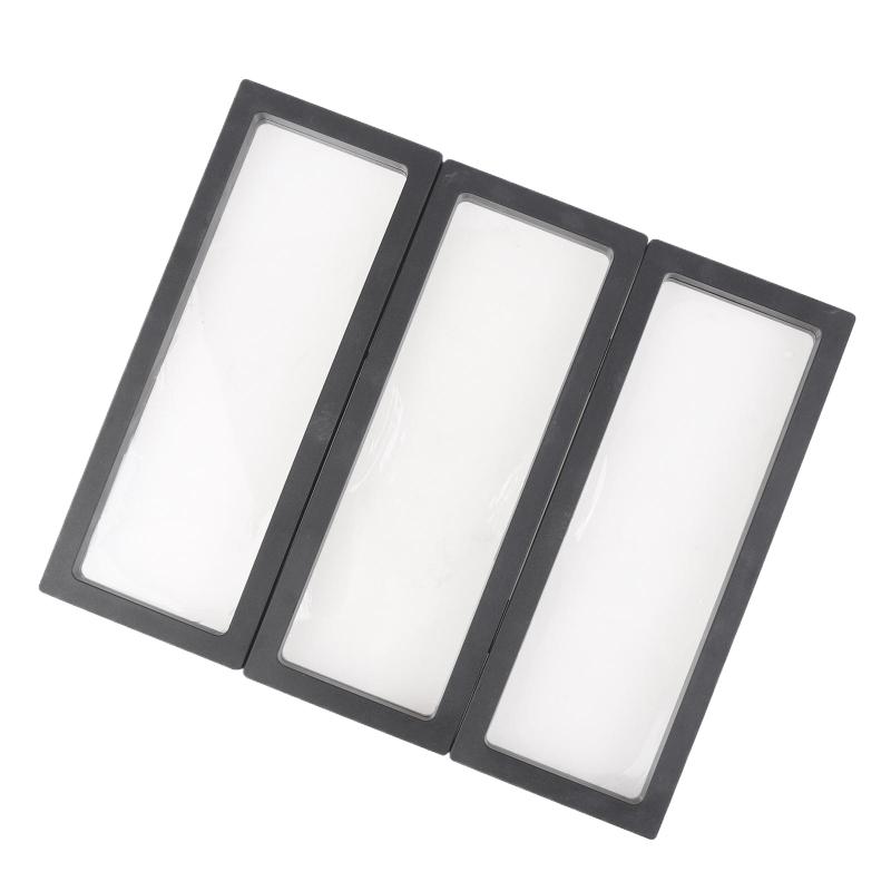 Acrylic 3D Floating Frame Display Holder Stand for Small Collectibles Jewelry Medals Transparent Frame for Shelf Display