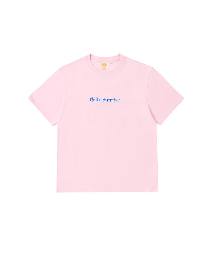 HELLO SUNRISE Hs Info Graphic Tee_Light Pink